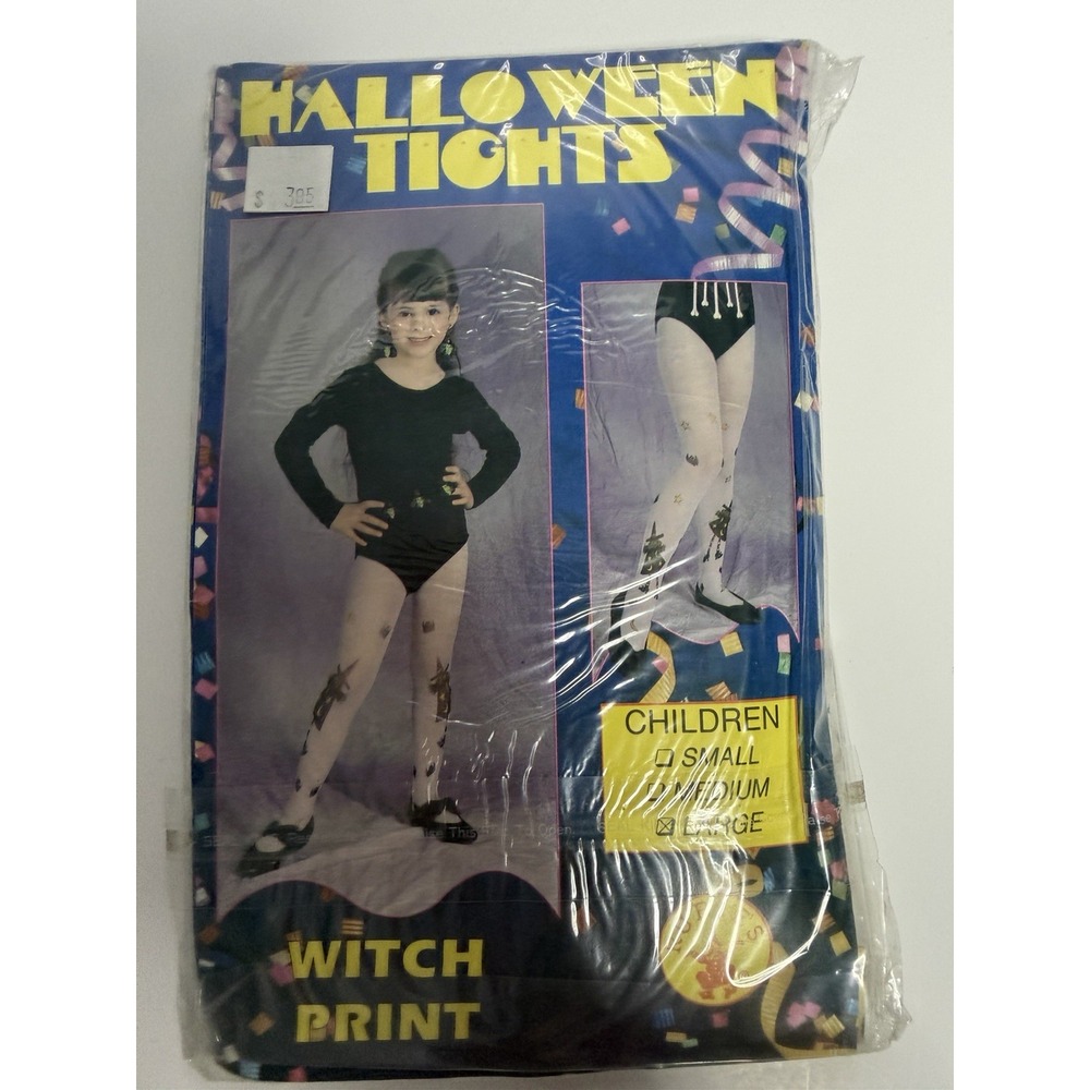 Rubies Lil Tights Witch Child Size Large 49-75lbs H-1